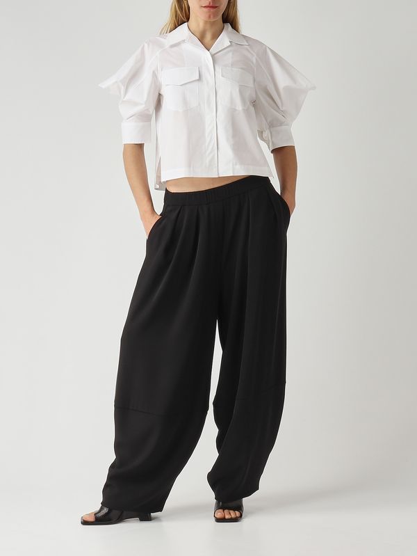 2. Camisa de mujer de algodón Blanco Óptico Meimeij m6pa06