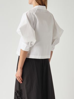 4. Camisa de mujer de algodón Blanco Óptico