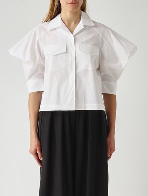 1. Camisa de mujer de algodón Blanco Óptico