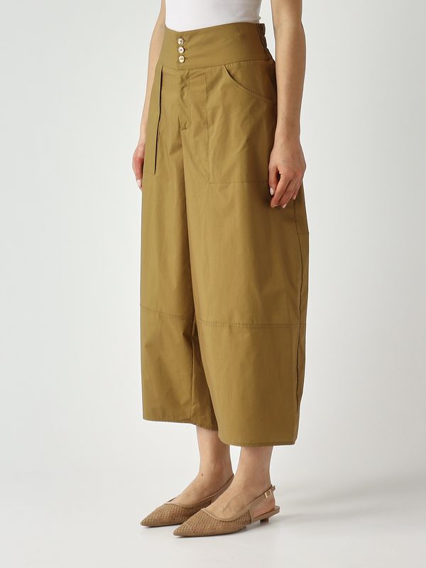 3. Women's cotton trousers Tobacco Meimeij m6pa20