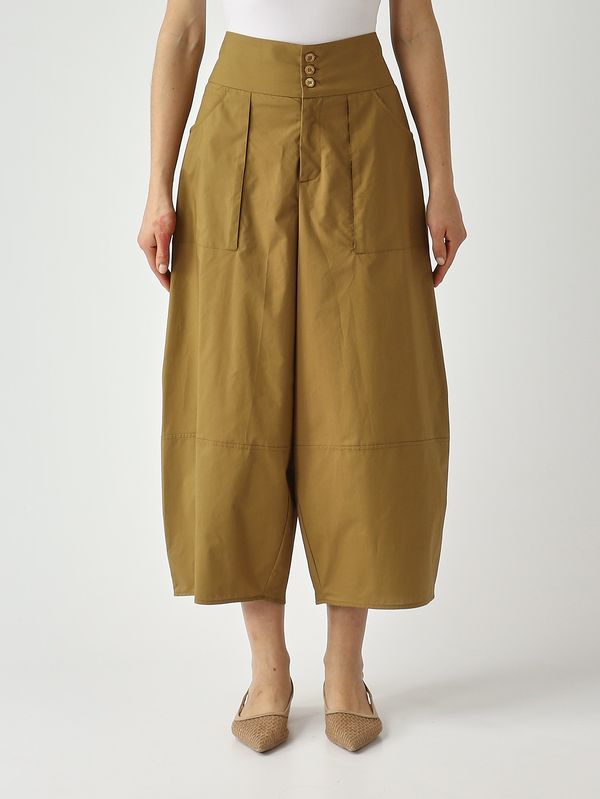 1. Women's cotton trousers Tobacco Meimeij m6pa20