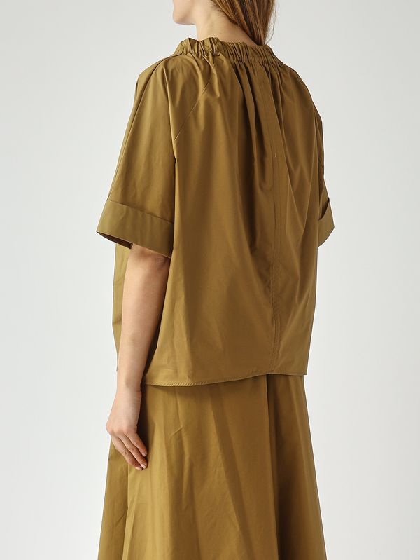 4. Blusa donna in cotone Tabacco Meimeij m6pa07