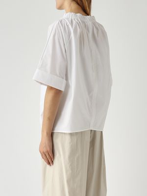 4. Blusa de algodón para mujer Blanco