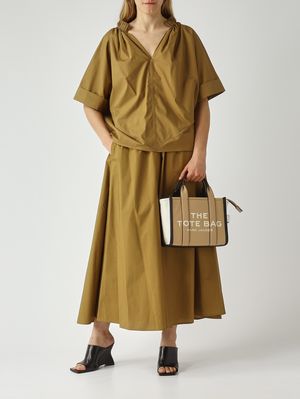 2. Blusa donna in cotone Tabacco