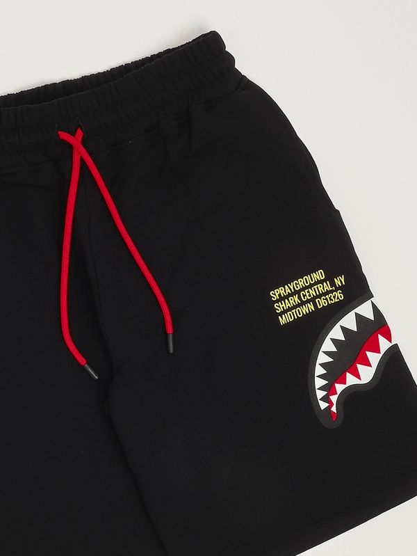 3. Kinder-Sweatshorts Schwarz Sprayground spy1388e