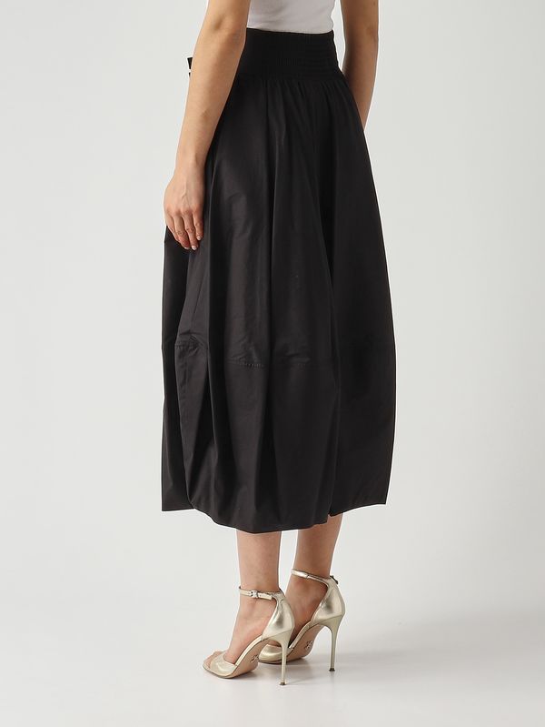 4. Falda de algodón para mujer Negro Meimeij m6pa00