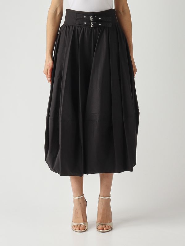 1. Falda de algodón para mujer Negro Meimeij m6pa00
