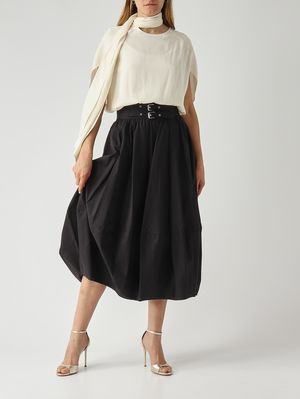 2. Gonna donna in cotone Nero