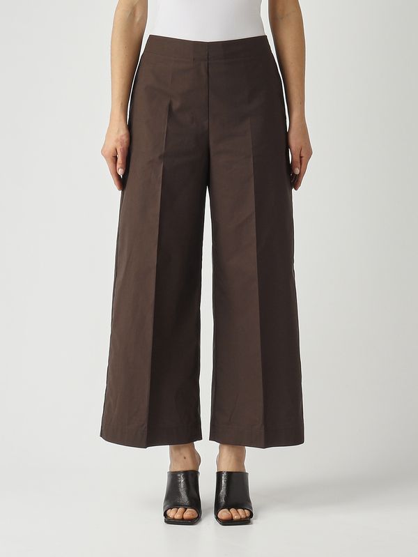 1. Women's cotton trousers Dark Brown Meimeij m6pa31
