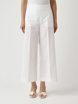 1. Pantalon femme en coton Blanc