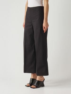 3. Pantalon femme en coton Noir