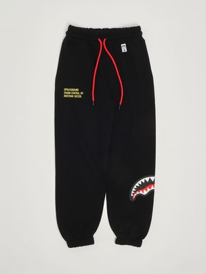1. Pantalon enfant en molleton Noir