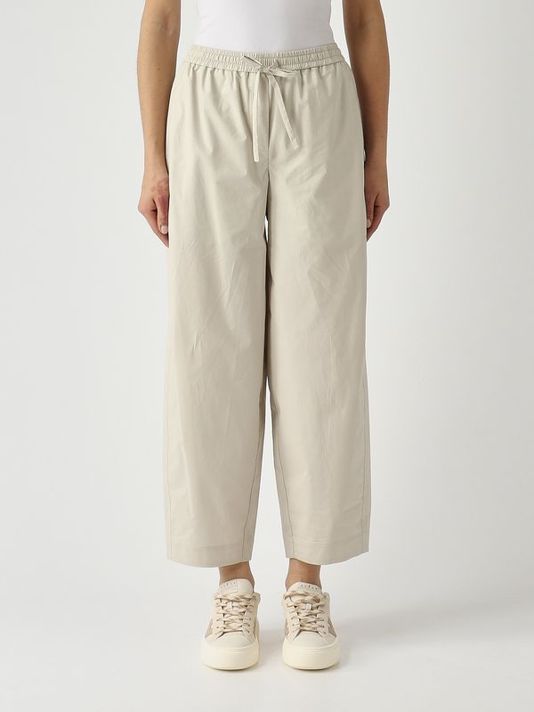 1. Pantalone donna in cotone Crema Meimeij m6pa09