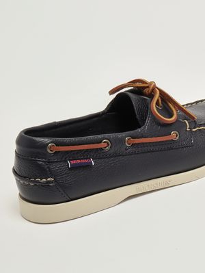 5. Mocassino uomo Portland in pelle fiore martellata Navy