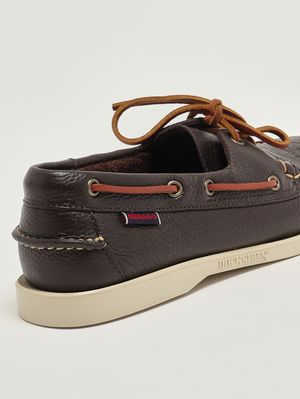 5. Mocasín para hombre Portland en piel flor martillada Cabeza de Moro