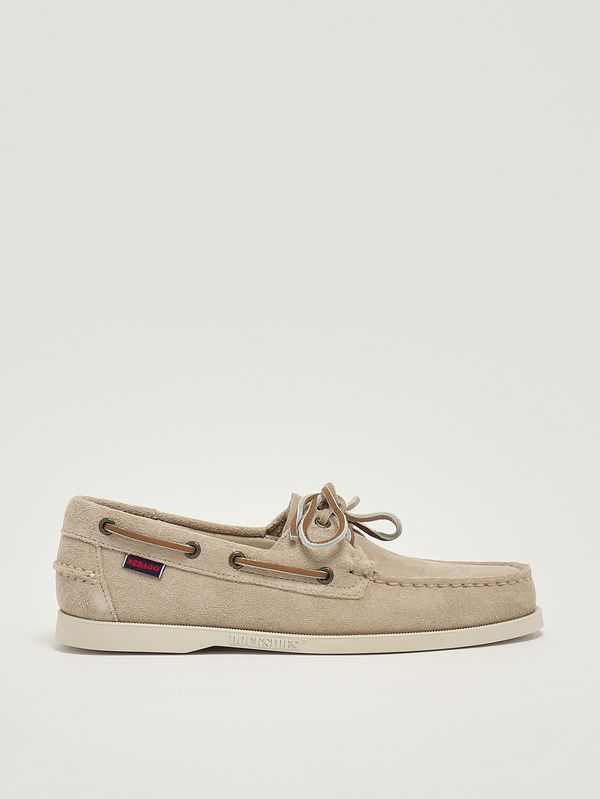 Mocassin homme Portland Flesh Out en cuir suédé non doublé Beige Sebago
