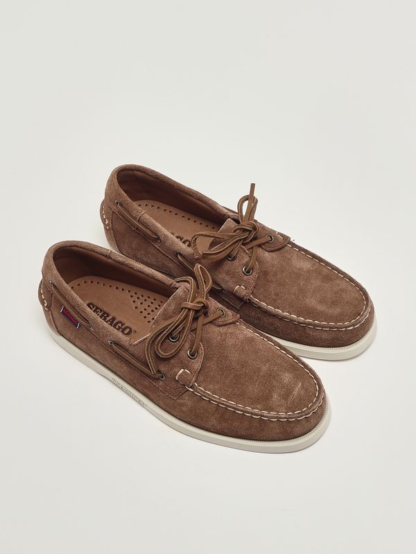 2. Herren-Mokassin Portland Flesh Out aus ungefüttertem Wildleder Kakao Sebago 7111ptw
