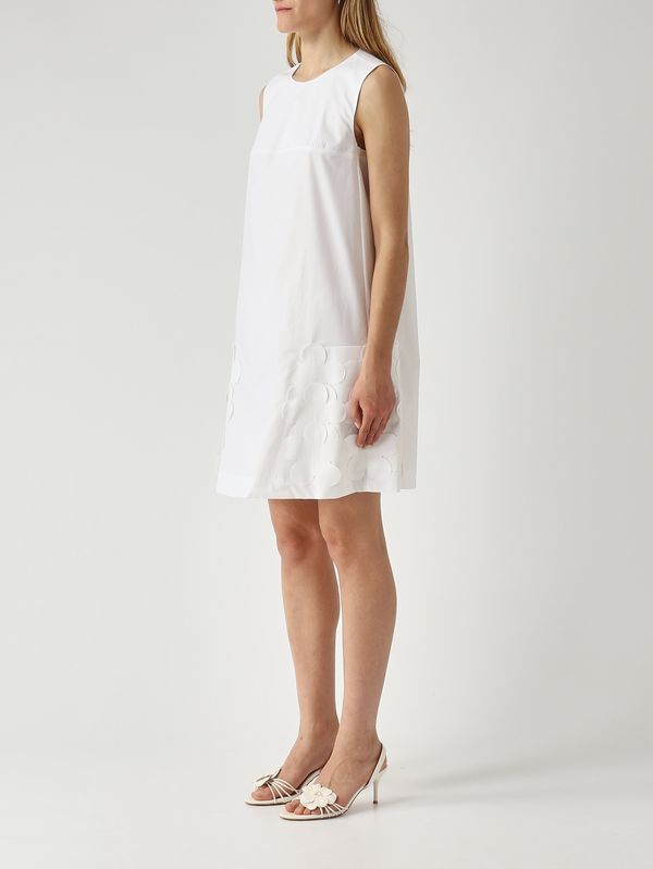 3. Women's cotton dress White Meimeij m6ea73