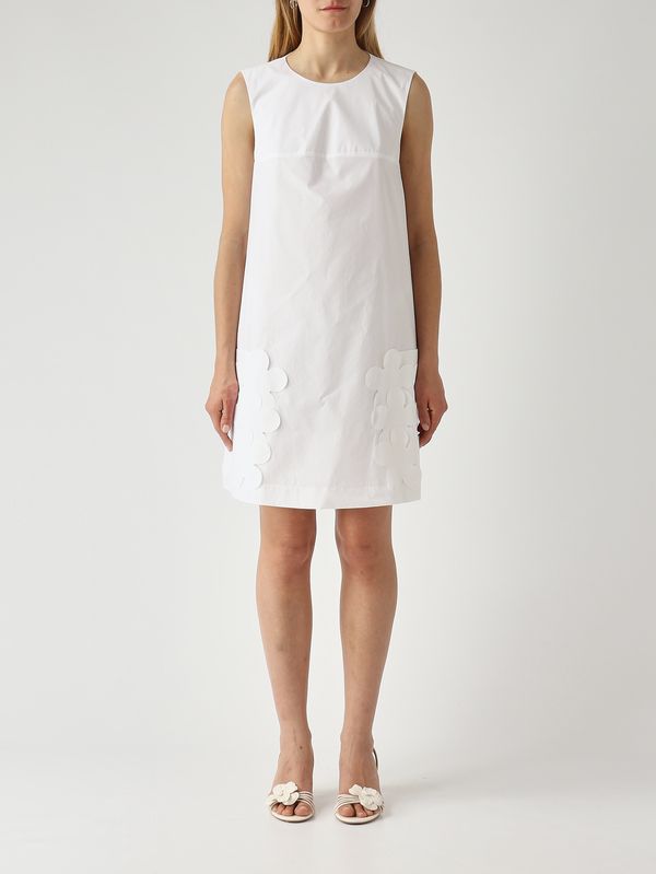 Women's cotton dress White Meimeij