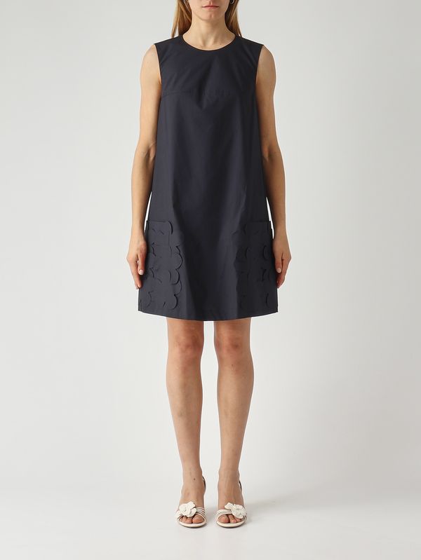 1. Women's cotton dress Midnight Blue Meimeij m6ea73