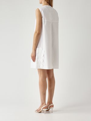 4. Women's cotton dress White
