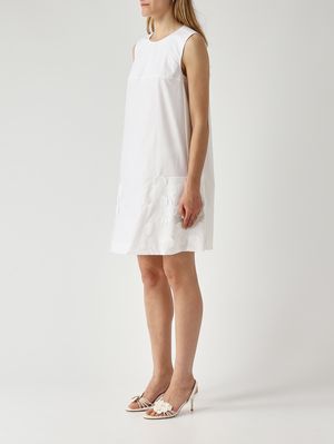 3. Women's cotton dress White