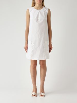1. Women's cotton dress White