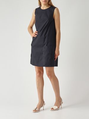 2. Women's cotton dress Midnight Blue