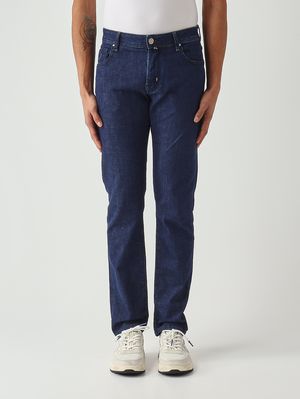 1. Jean homme Nick R2 en denim stretch Jean foncé