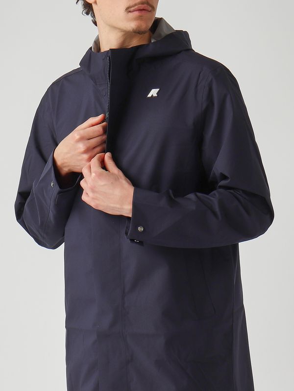 5. Herrenjacke Tommy Stretch 2L aus technischem Stretchgewebe Marineblau K-Way k1161ww