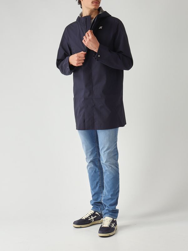 2. Herrenjacke Tommy Stretch 2L aus technischem Stretchgewebe Marineblau K-Way k1161ww