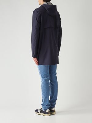 4. Herrenjacke Tommy Stretch 2L aus technischem Stretchgewebe Marineblau