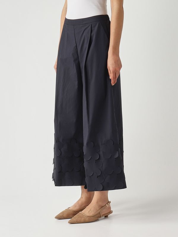 3. Pantalon femme en coton Bleu Nuit Meimeij m6ea58