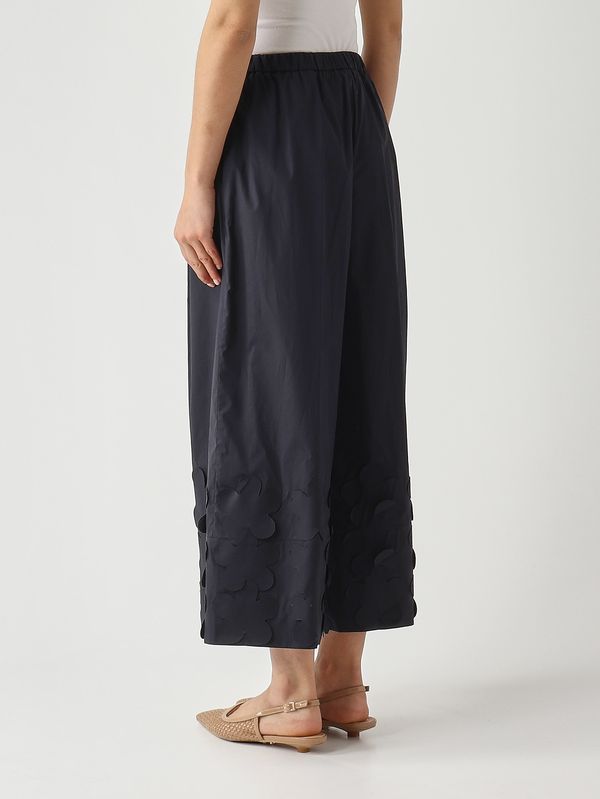 4. Pantalon femme en coton Bleu Nuit Meimeij m6ea58