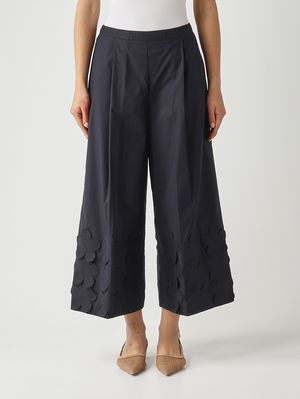1. Pantalon femme en coton Bleu Nuit