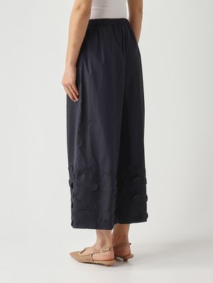 4. Pantalon femme en coton Bleu Nuit