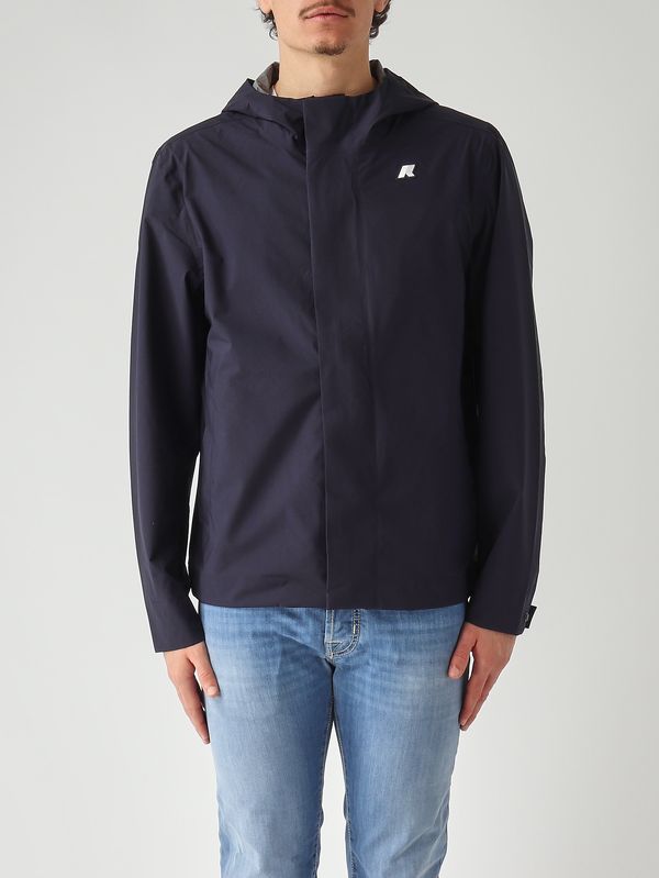 1. Herrenjacke Jacko Stretch 2L aus technischem Stretchgewebe Marineblau K-Way k7136sw