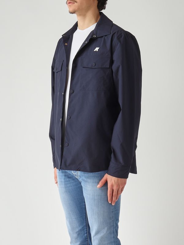 3. Herrenjacke Umbert Stretch 2L aus technischem Stretchgewebe Marineblau K-Way k5138mw