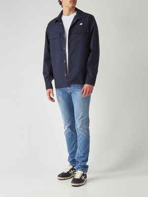 2. Herrenjacke Umbert Stretch 2L aus technischem Stretchgewebe Marineblau