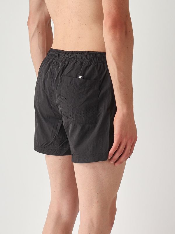 2. Bañador para hombre Hazel Beach de tejido técnico de secado rápido Negro K-Way k8136lw