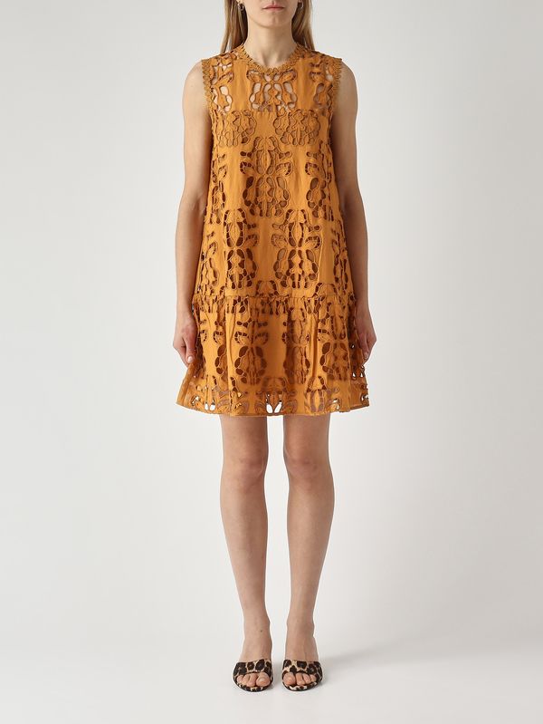 1. Amaranth cotton women's dress Turmeric Nenette amaranto