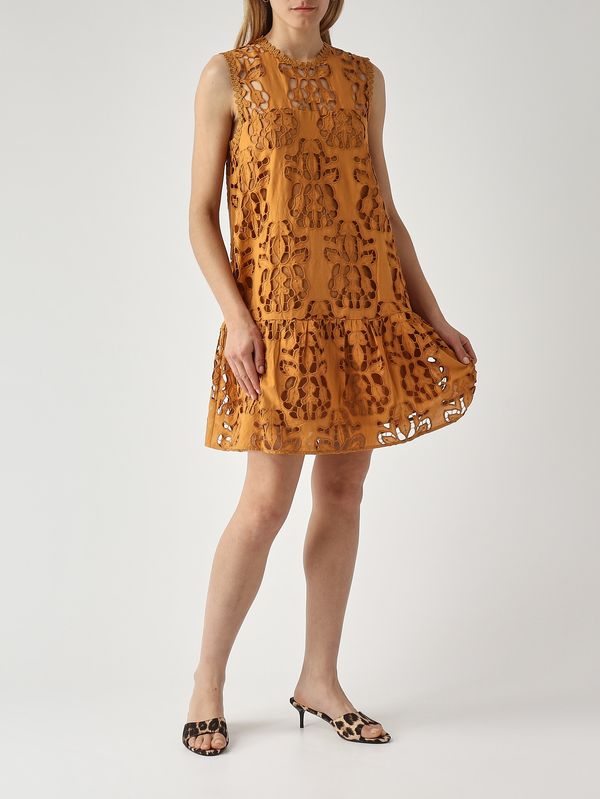 2. Amaranth cotton women's dress Turmeric Nenette amaranto