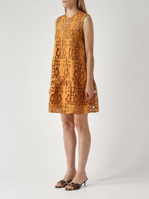 3. Amaranth cotton women's dress Turmeric