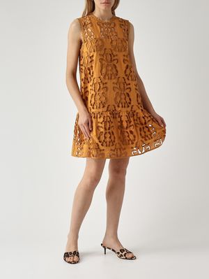 2. Amaranth cotton women's dress Turmeric