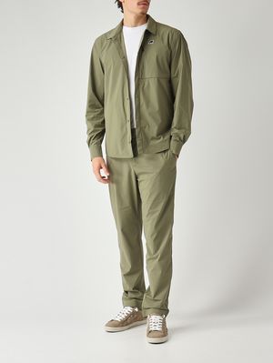 2. Chemise homme Recher en tissu technique extensible Vert mousse