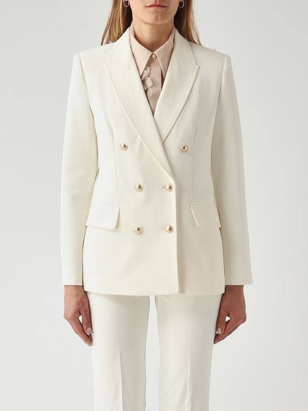 1. Blazer de mujer Baila en cady elástico Marfil Nenette baila