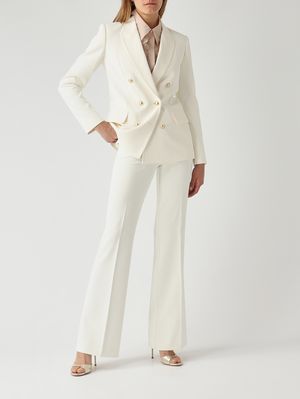 2. Blazer de mujer Baila en cady elástico Marfil