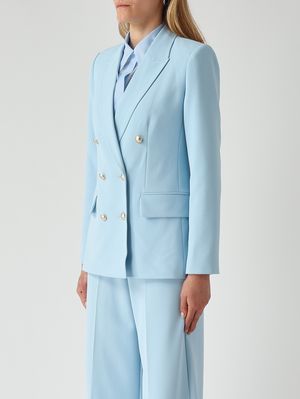 3. Blazer de mujer Baila en cady elástico Azul