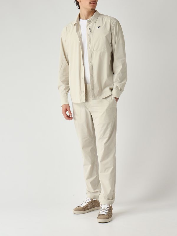 2. Herrenhose Ailty Light Tech PL aus technischem Stretchgewebe Hellbeige K-Way k41578w