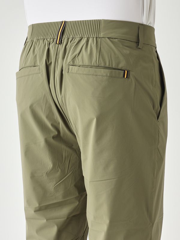 5. Herrenhose Ailty Light Tech PL aus technischem Stretchgewebe Moosgrün K-Way k41578w